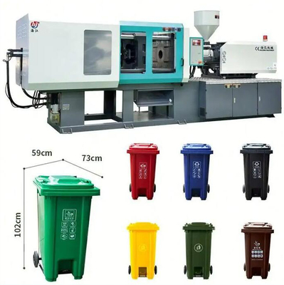 Horizontale Plastikspritzen-Maschine für Haushalts-Abfall-Abfall-Korbflechten